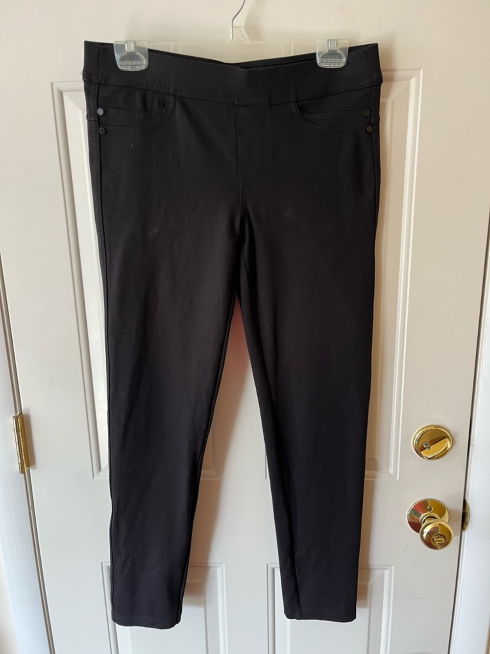 Black Ponte Leggings Pants - Size 6/28 - Liverpool Jeans Company